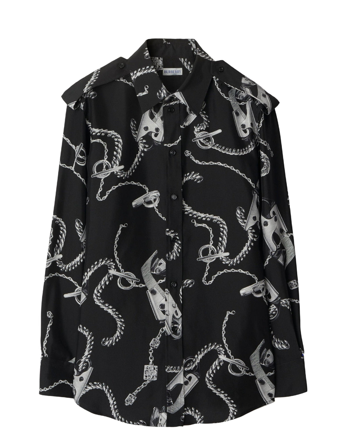 W SHIRTS ARGENT/NOIR
