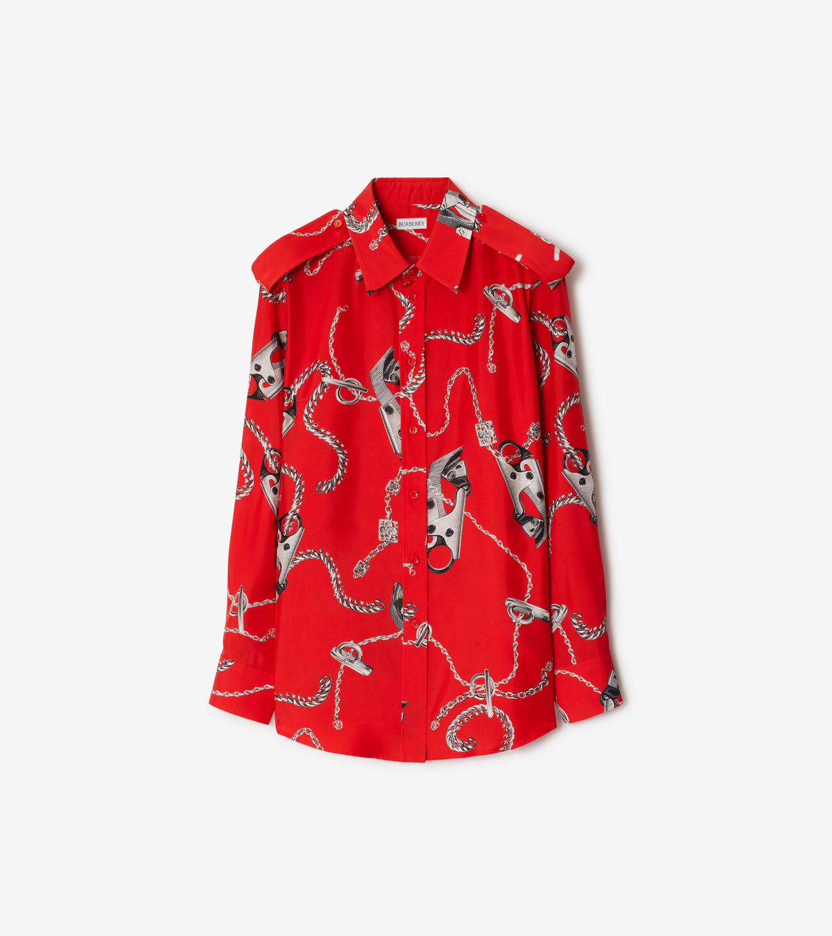 W SHIRTS SILVER/RED