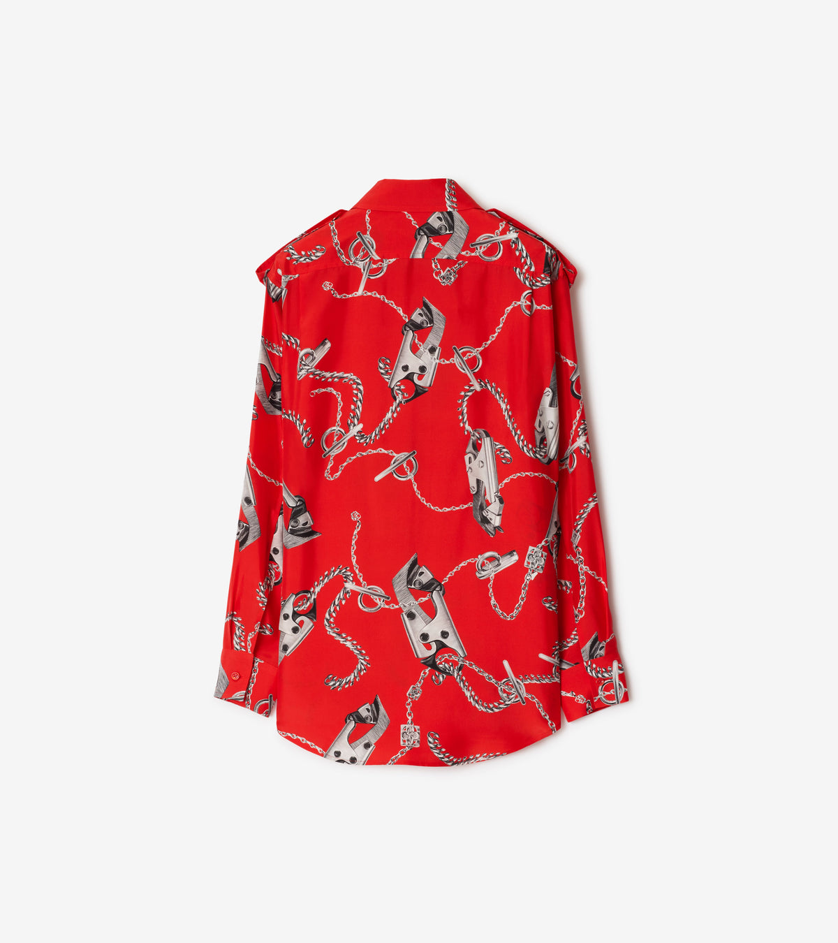 W SHIRTS SILVER/RED