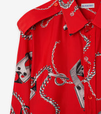 W SHIRTS SILVER/RED