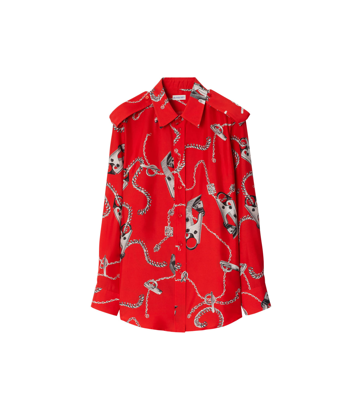 W SHIRTS SILVER/RED