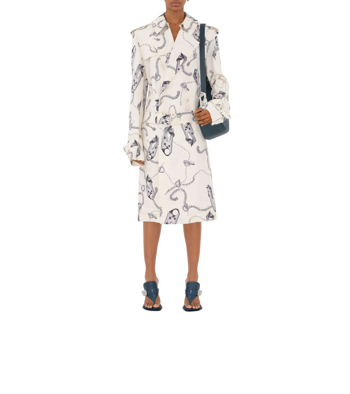 W SHOULDER TOTE BAG LAKE