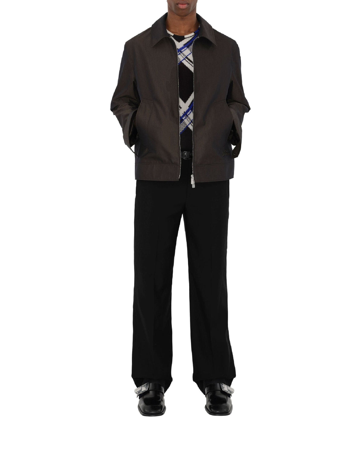 M CASUAL JKTS NOIR/BRUN