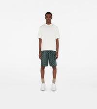 M CASUAL SHORTS ARGENT / VERT