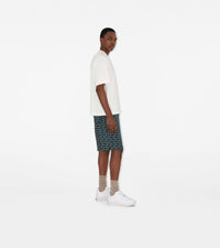 M CASUAL SHORTS ARGENT / VERT