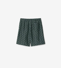 M CASUAL SHORTS ARGENT / VERT