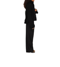W  STRAIGHT TROUSERS NOIR