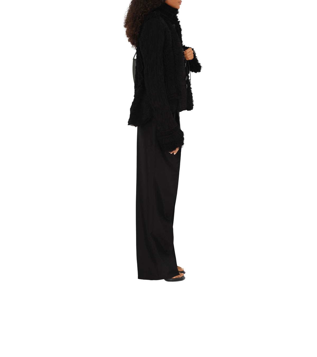 W  STRAIGHT TROUSERS NOIR