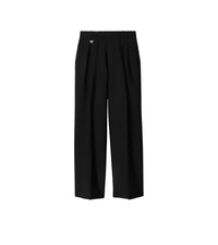 W  STRAIGHT TROUSERS NOIR