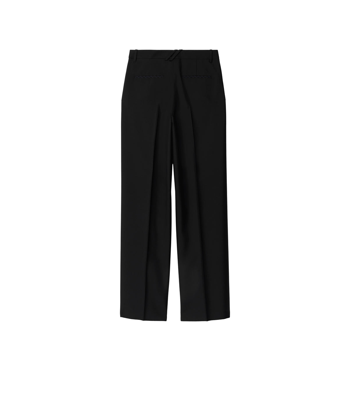 W  STRAIGHT TROUSERS NOIR