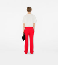 W  STRAIGHT TROUSERS RHUBARB
