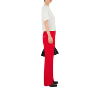 W  STRAIGHT TROUSERS RHUBARB