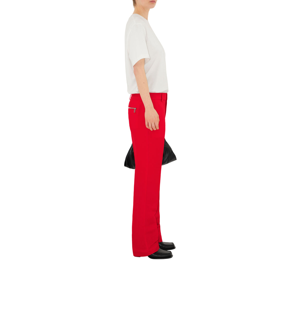 W  STRAIGHT TROUSERS RHUBARB