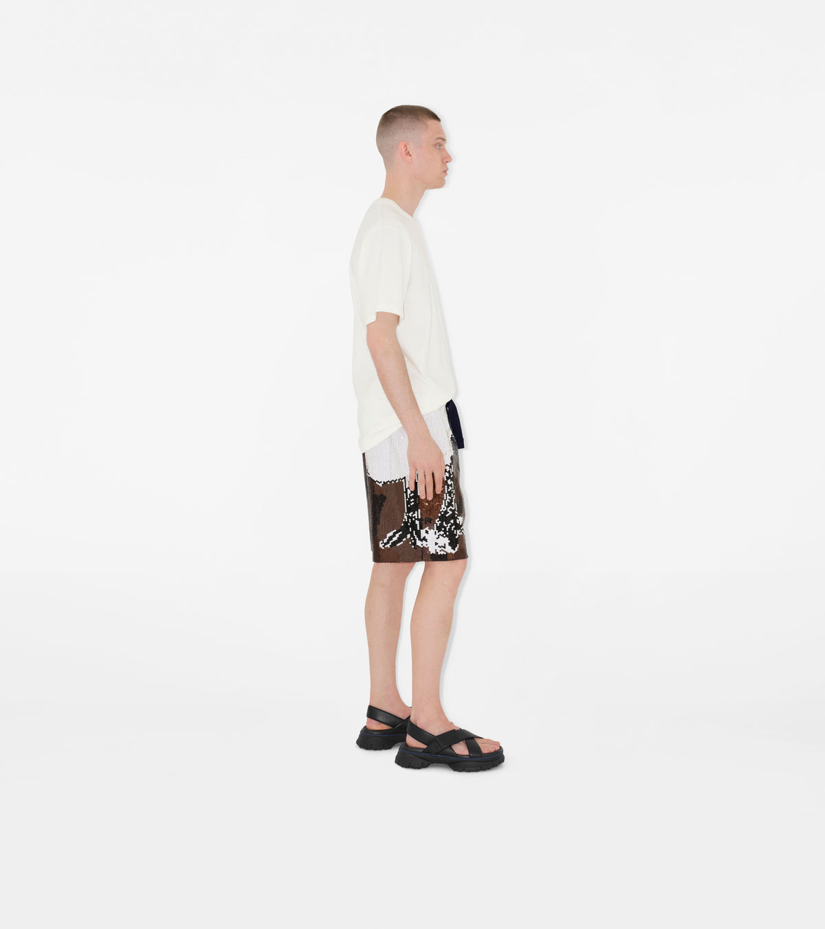 M CASUAL SHORTS Motif IP Encre