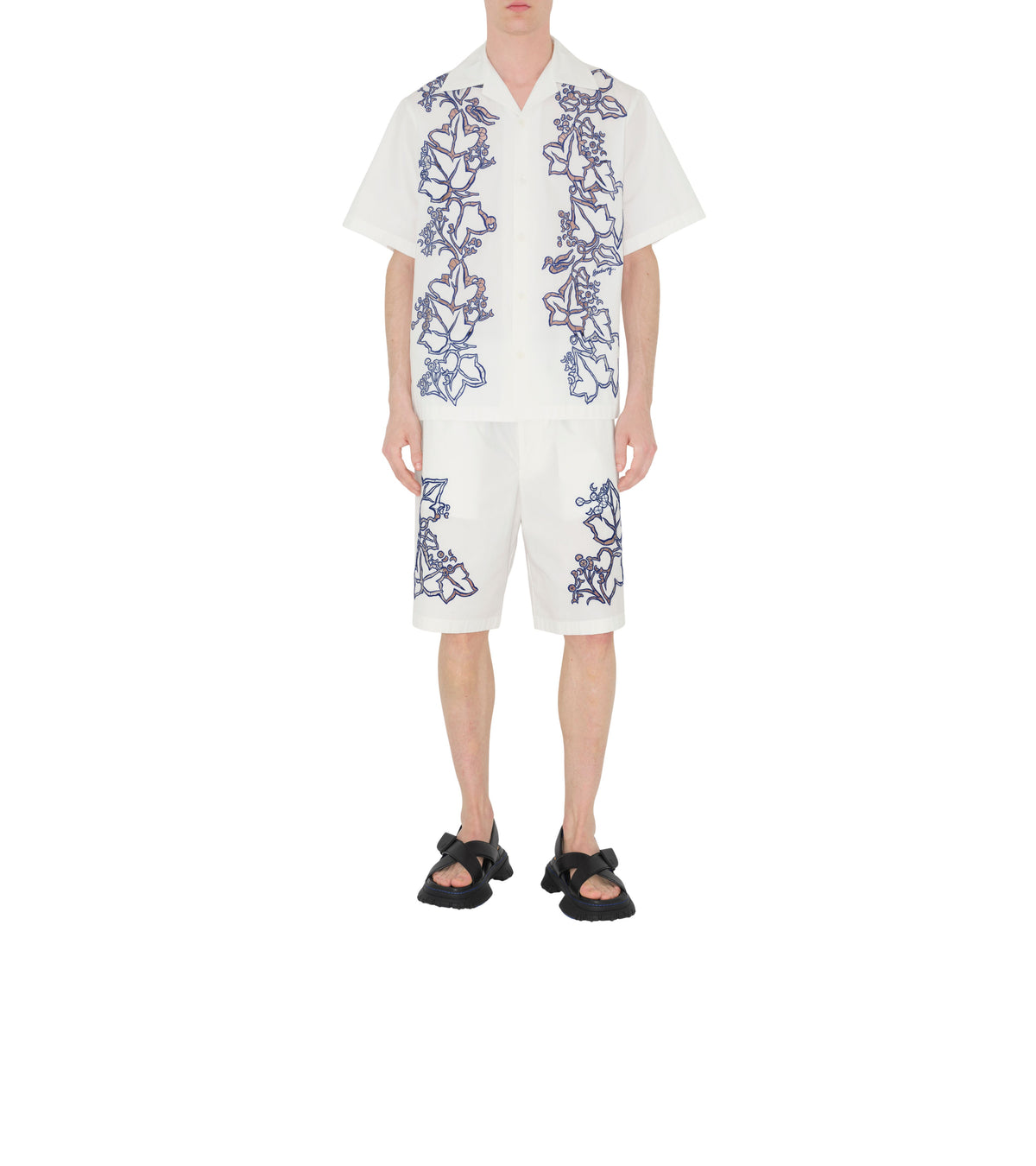 M CASUAL SHIRT SS CHALK