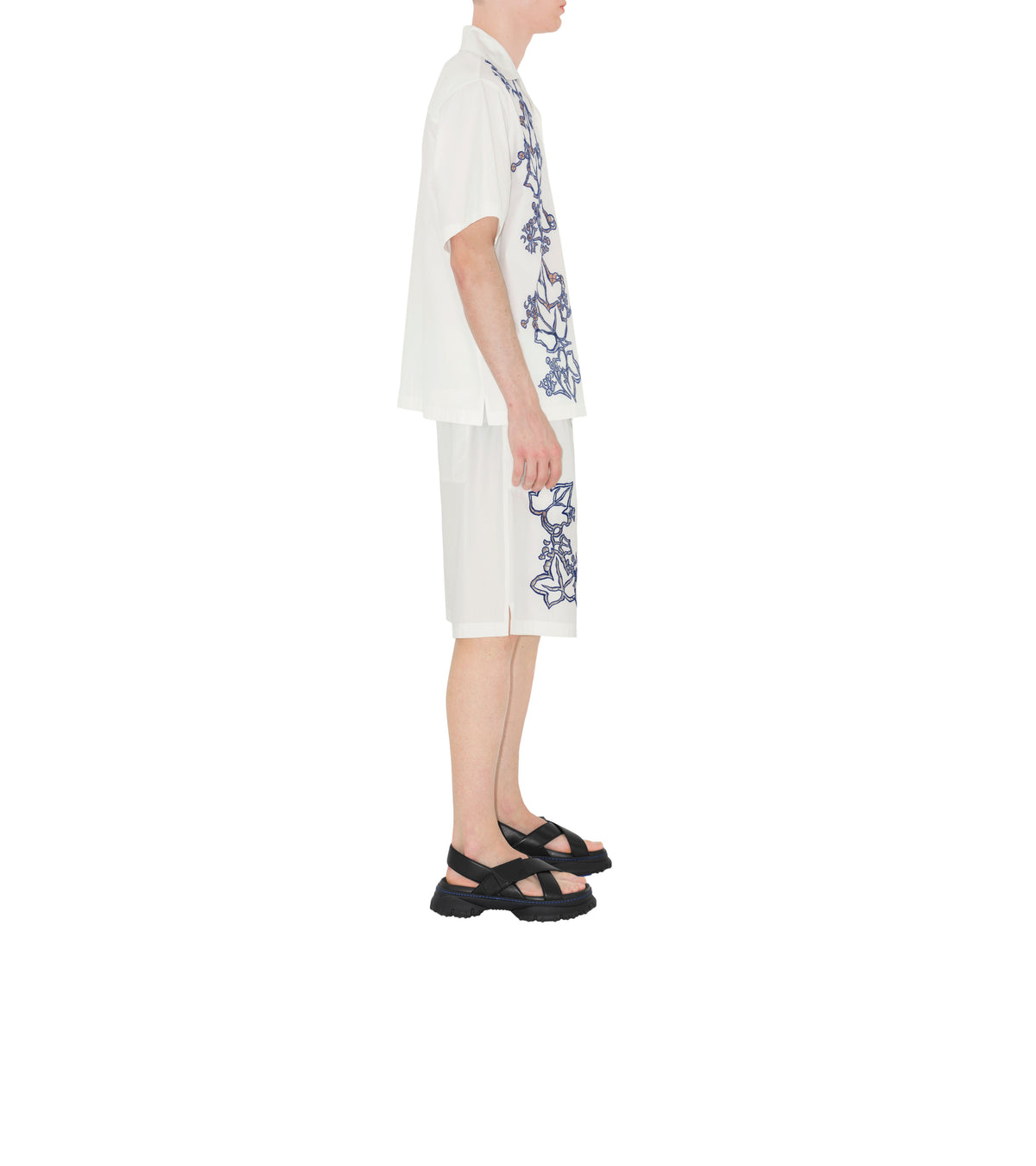 M CASUAL SHIRT SS CHALK