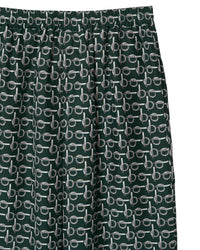 W SMART TROUSERS ARGENT / VERT