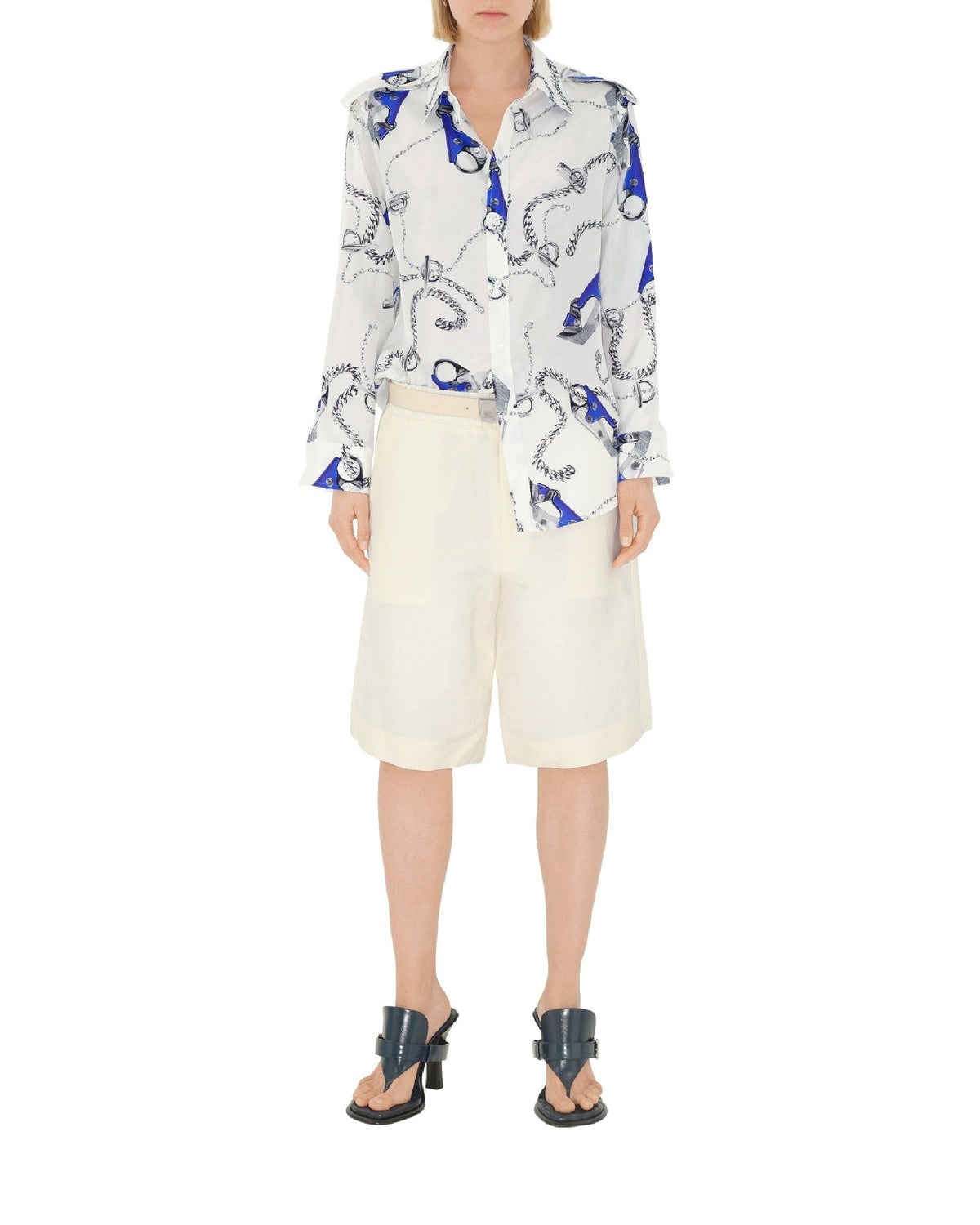W SHIRTS BLUE/WHITE