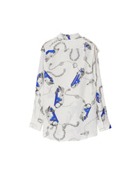 W SHIRTS BLUE/WHITE