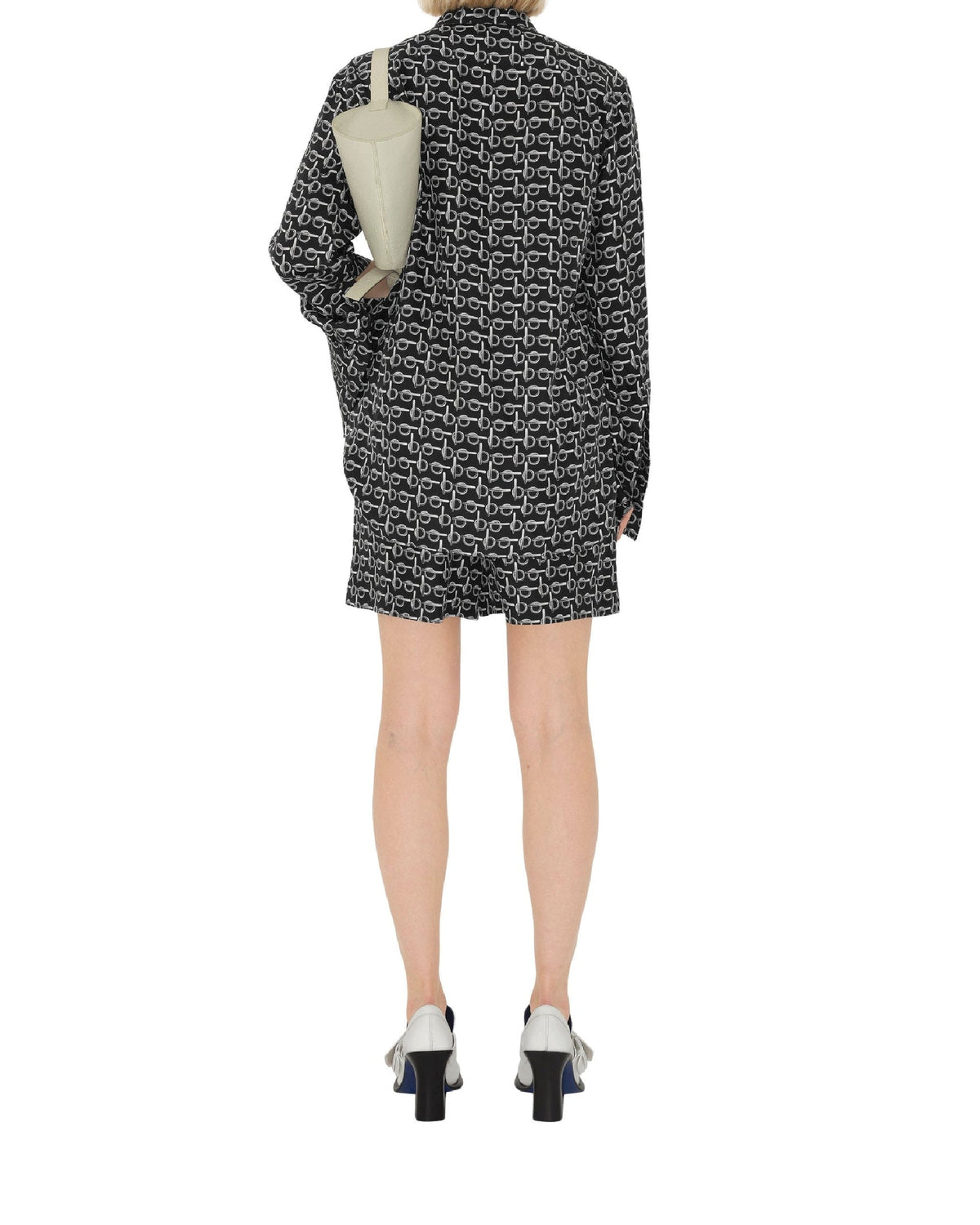 W SHIRTS ARGENT/NOIR