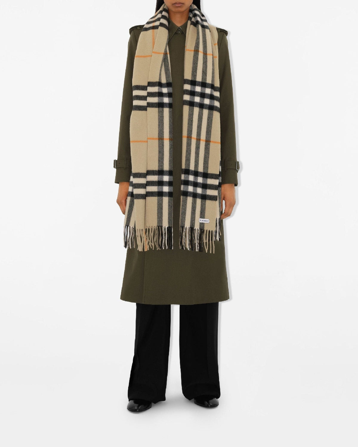 CASHMERE SCARVES Sauge clair