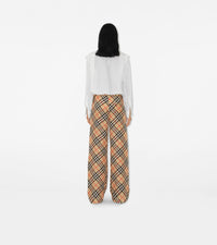 W CASUAL TROUSERS SAND IP CHECK