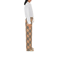 W CASUAL TROUSERS SAND IP CHECK