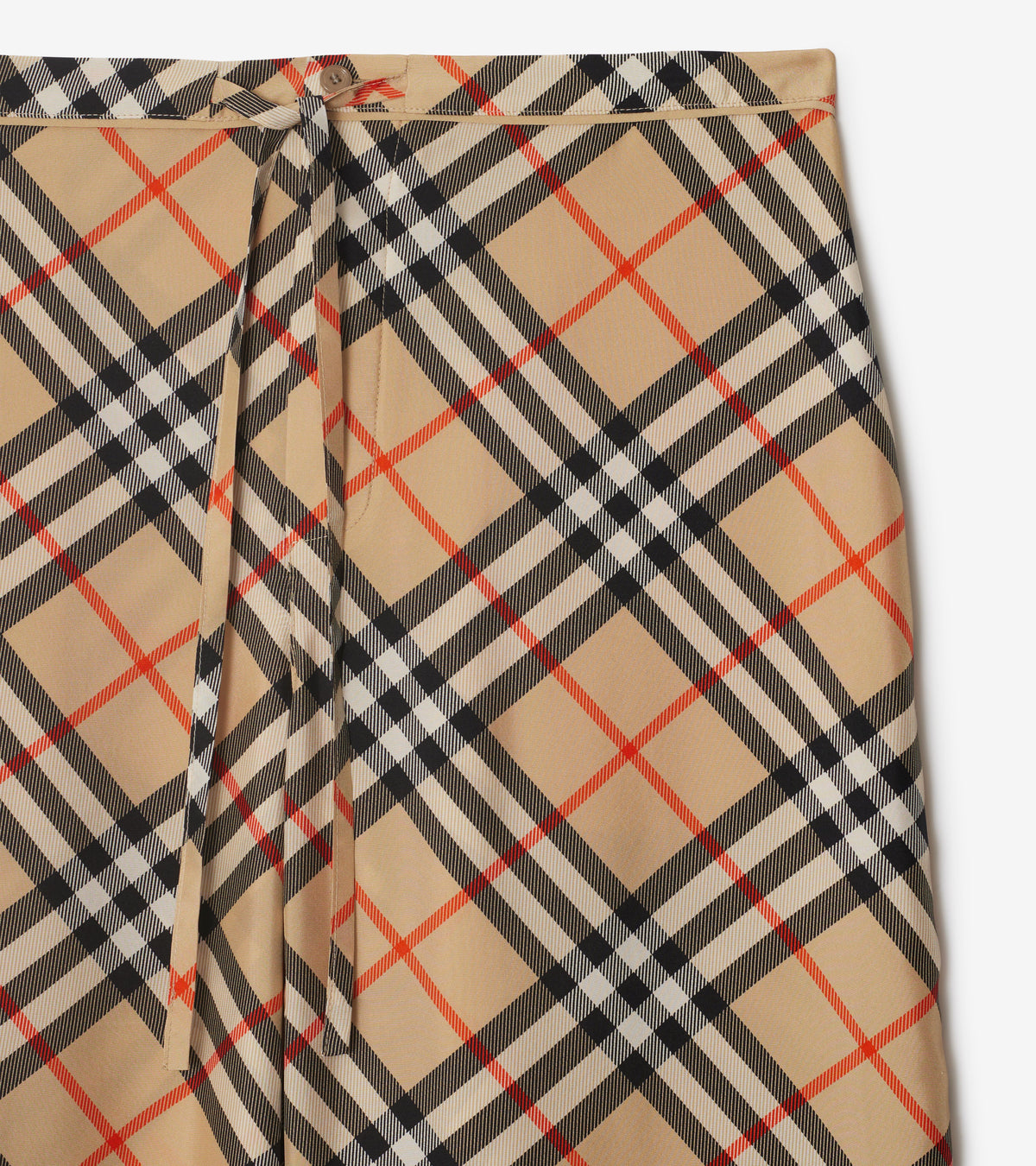 W CASUAL TROUSERS SAND IP CHECK