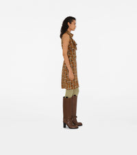 W DRESSES EVENING Carreaux IP Pumpkin