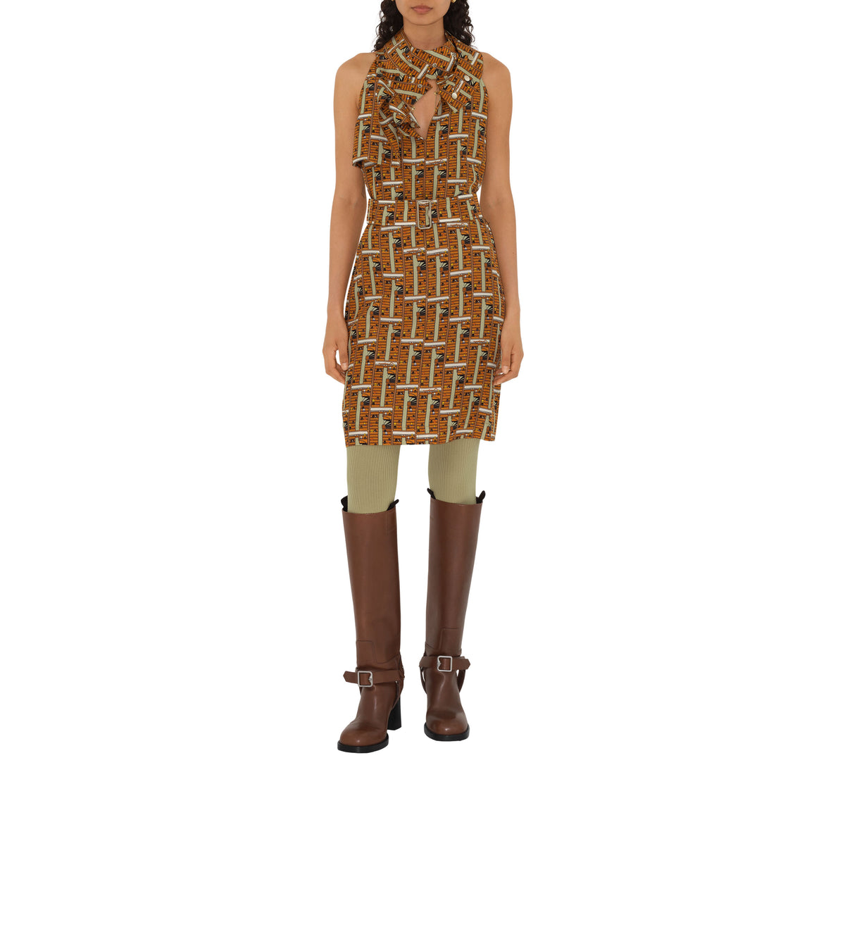 W DRESSES EVENING Carreaux IP Pumpkin