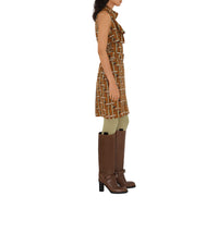 W DRESSES EVENING Carreaux IP Pumpkin