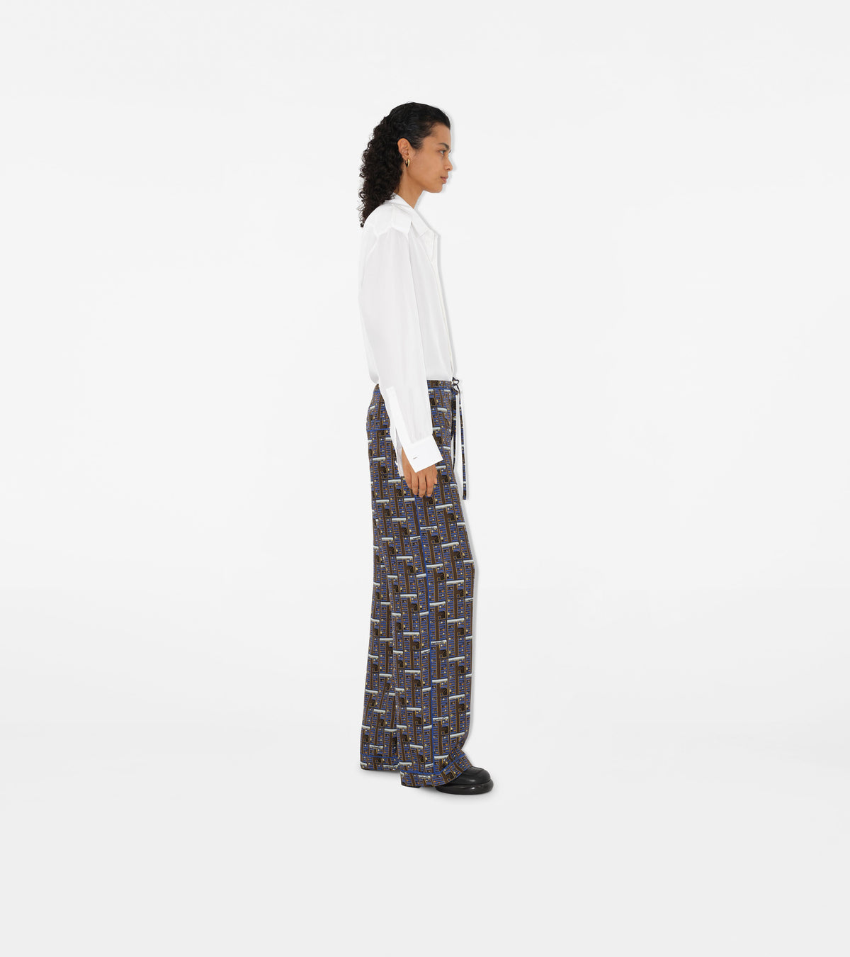 W CASUAL TROUSERS KNIGHT IP PATTERN