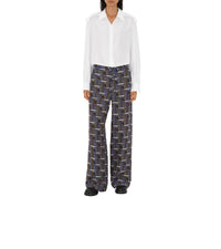 W CASUAL TROUSERS KNIGHT IP PATTERN