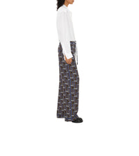 W CASUAL TROUSERS KNIGHT IP PATTERN
