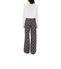 W CASUAL TROUSERS KNIGHT IP PATTERN