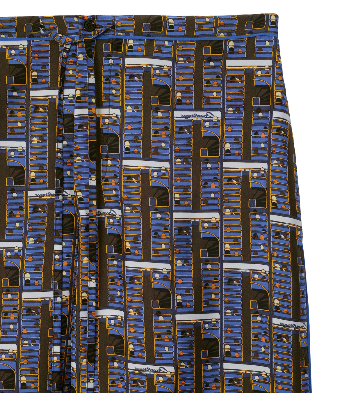 W CASUAL TROUSERS KNIGHT IP PATTERN