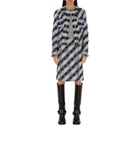 W SKIRTS CASUAL BLUE/WHITE