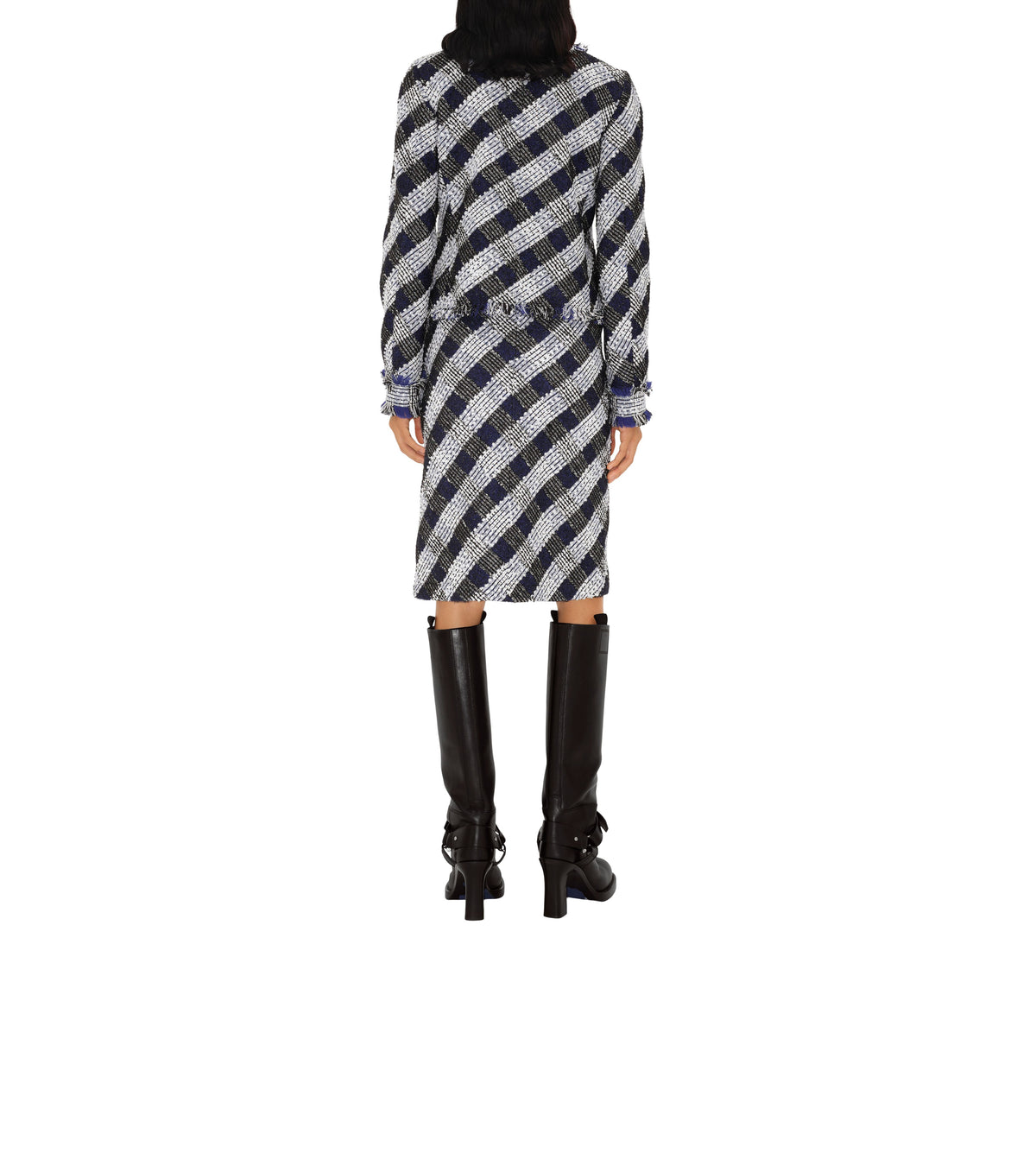 W SKIRTS CASUAL BLUE/WHITE
