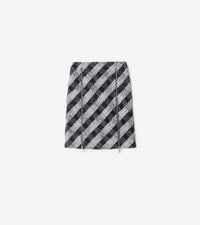 W SKIRTS CASUAL BLUE/WHITE