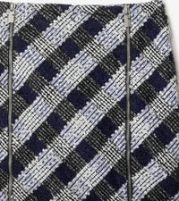 W SKIRTS CASUAL BLUE/WHITE