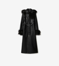 W D BREASTED COAT NOIR