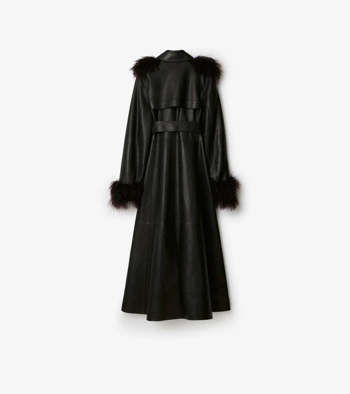 W D BREASTED COAT NOIR