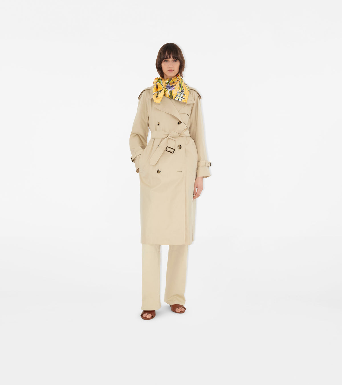 SILK SCARVES Jaune