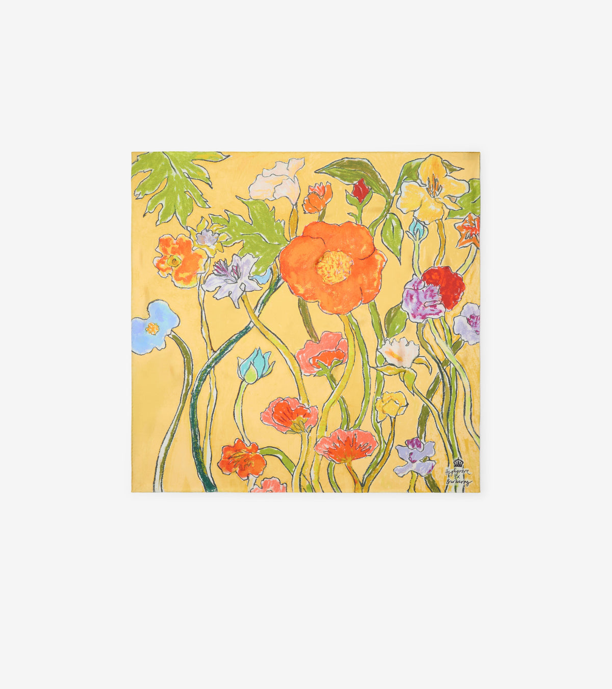 SILK SCARVES Jaune