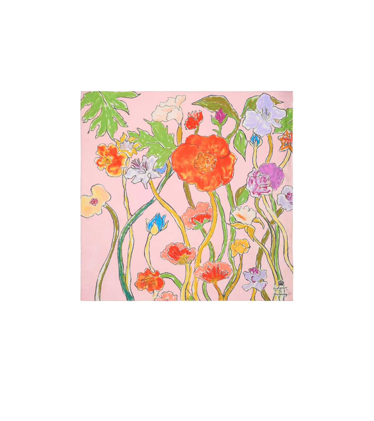 SILK SCARVES ROSE