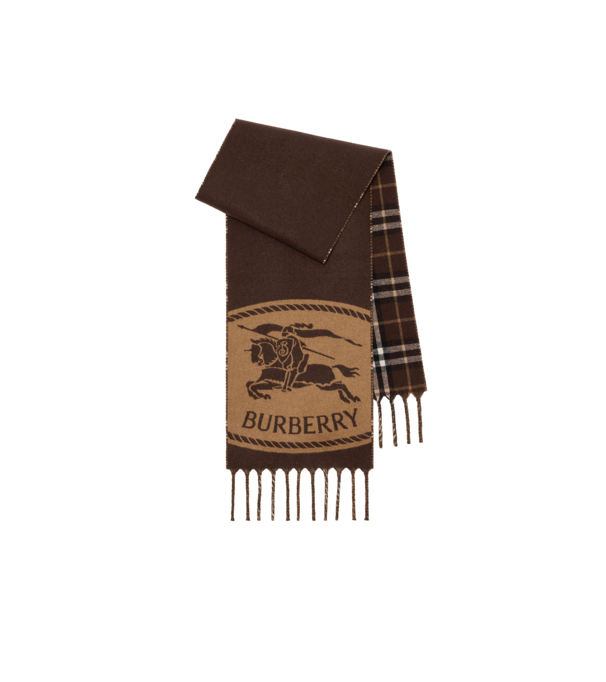 CASHMERE SCARVES Brun mélasse