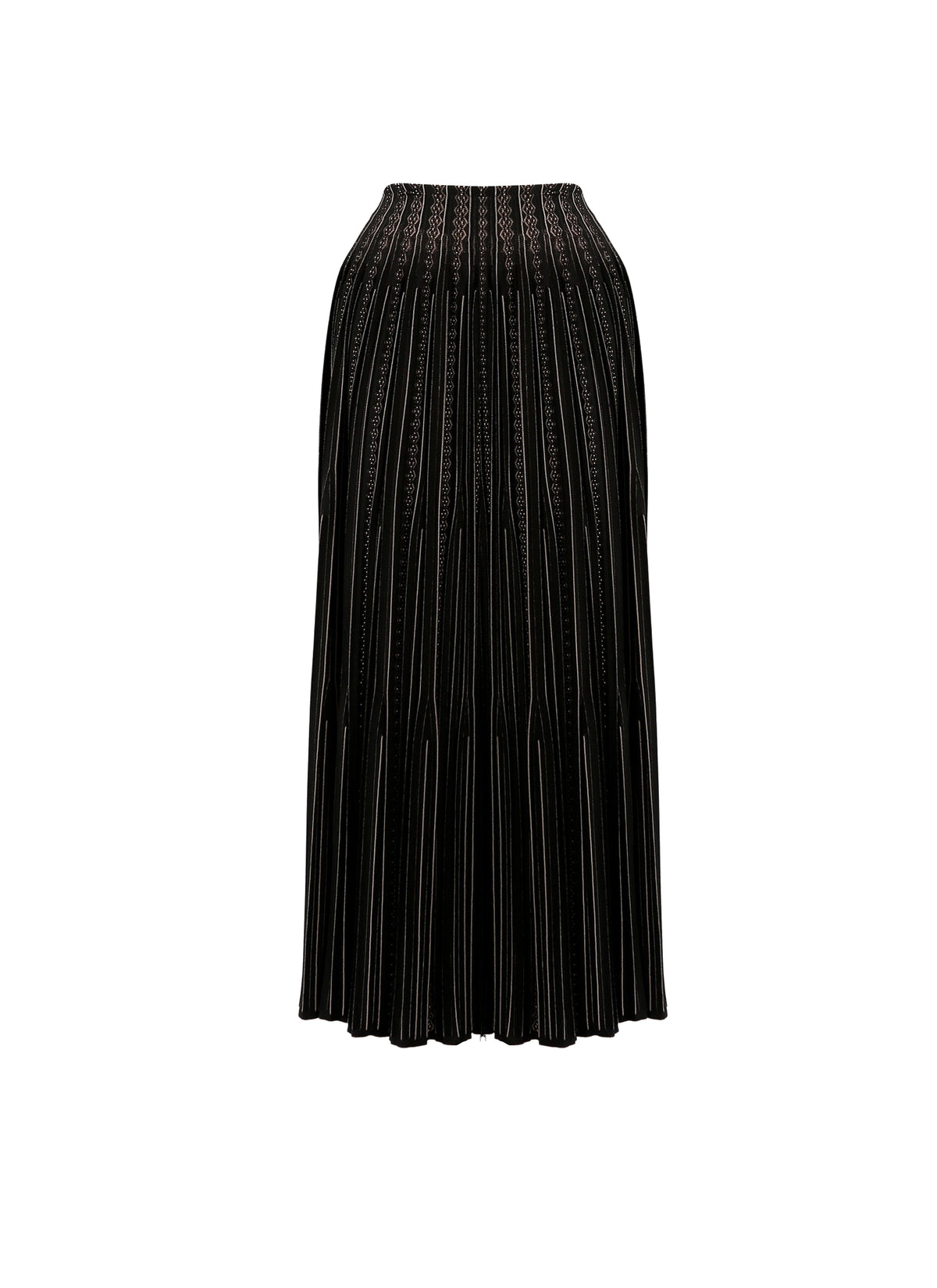 Jupe Mistral en maille - Noir & Beige