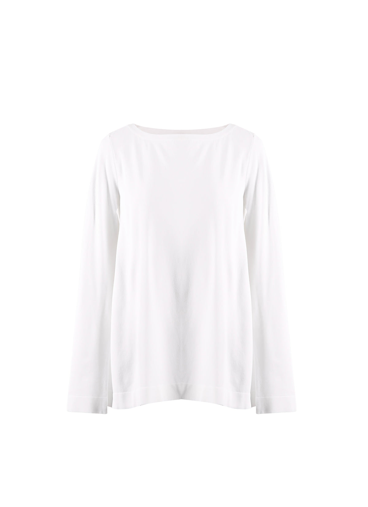Pull à manches longues en maille - Blanc Albâtre
