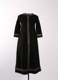 Robe à manches 3/4 Taboo - Noir