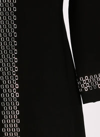 Robe à manches 3/4 Taboo - Noir